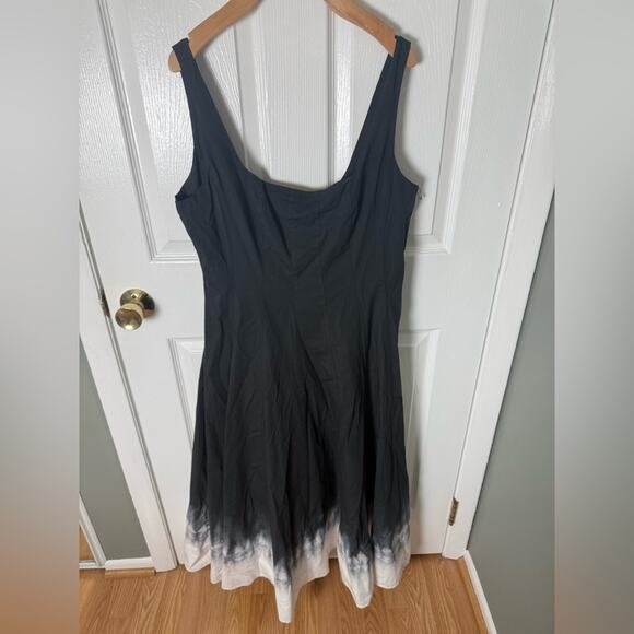 Staud Wells Dress in Onyx Tie Dye 14 - Picture 3 of 12